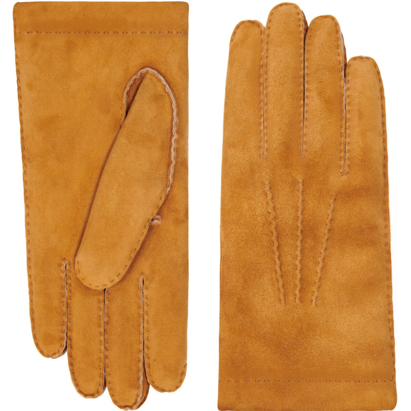 Beatrice - gants en daim avec doublure luxueuse en shearling (fourrure de mouton)