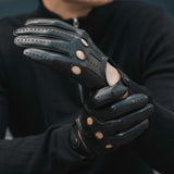 Gants de Conduite Femme Noir - Fabriqués à la main en Italie – Fratelli  Orsini®