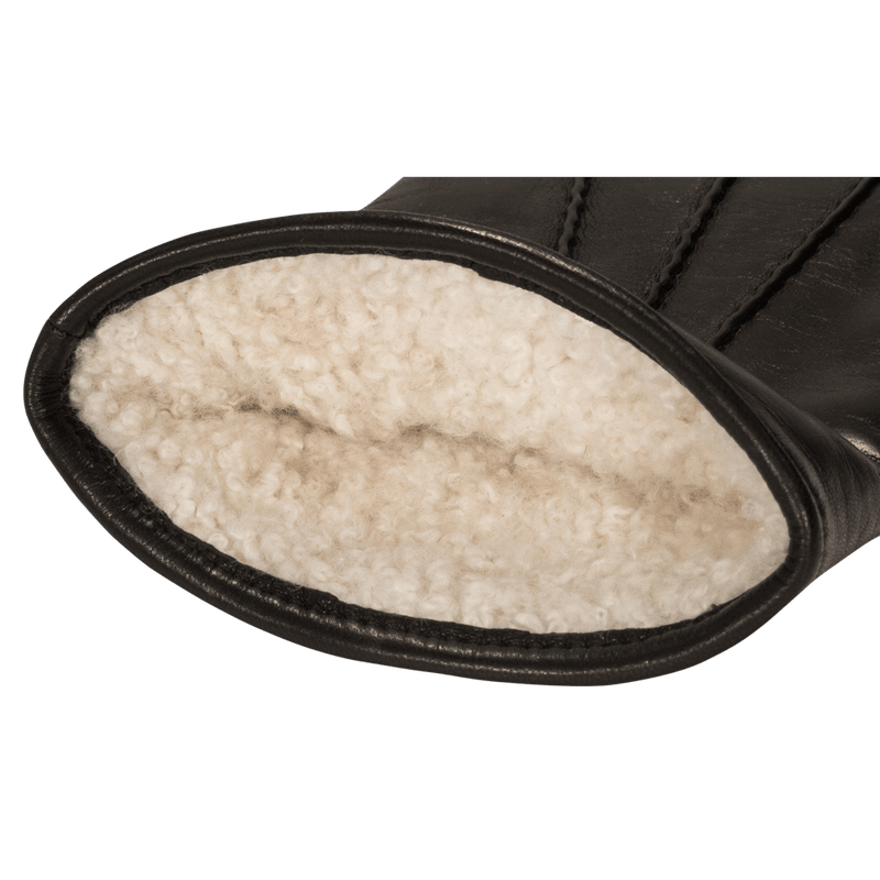 Gants en Cuir épais - Écran tactile - Doublure chaude en laine d'agneau – Gants en Cuir de Luxe – Fait à la Main en Italie - Fratelli Orsini® - 2
