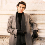 Gants en Cuir épais - Écran tactile - Doublure chaude en laine d'agneau – Gants en Cuir de Luxe – Fait à la Main en Italie - Fratelli Orsini® - 10