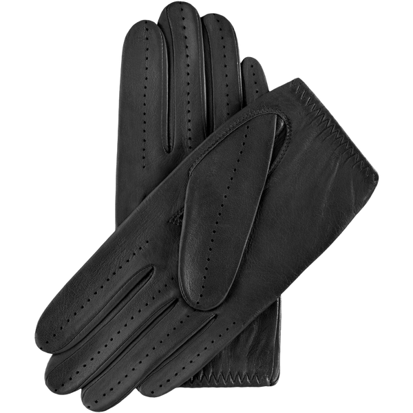 Gants de Conduite Pour Femme Noir - Fabriqués à la main en Italie – Gants en Cuir de Luxe – Fait à la Main en Italie - Fratelli Orsini® - 2