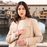 Gants de Conduite Pour Femme Rose - Fabriqués à la main en Italie – Gants en Cuir de Luxe – Fait à la Main en Italie - Fratelli Orsini® - 4