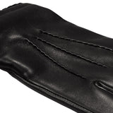 Gants en Cuir Noir Homme - Écran Tactile - Fabriqués à la main en Italie – Gants en Cuir de Luxe – Fait à la Main en Italie - Fratelli Orsini® - 3