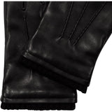 Gants en Cuir Noir Homme - Écran Tactile - Fabriqués à la main en Italie – Gants en Cuir de Luxe – Fait à la Main en Italie - Fratelli Orsini® - 4