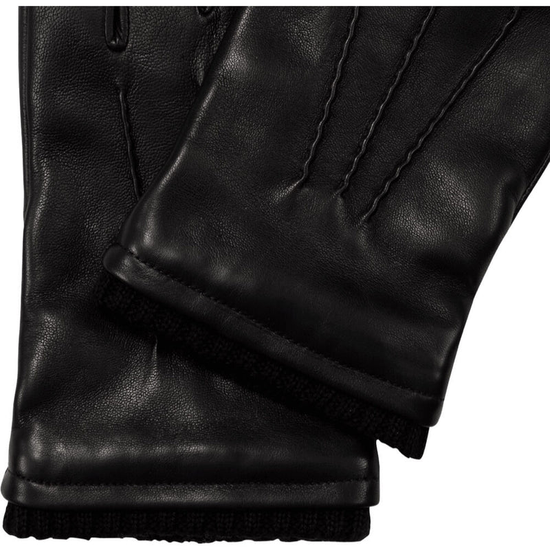 Gants en Cuir Noir Homme - Écran Tactile - Fabriqués à la main en Italie – Gants en Cuir de Luxe – Fait à la Main en Italie - Fratelli Orsini® - 4