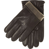 Gants en Cuir Marron Homme Écran Tactile - 100% Cachemire - Fabriqués à la main en Italie – Gants en Cuir de Luxe – Fait à la Main en Italie - Fratelli Orsini® - 1