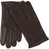 Gants en Cuir Marron Homme Écran Tactile - 100% Cachemire - Fabriqués à la main en Italie – Gants en Cuir de Luxe – Fait à la Main en Italie - Fratelli Orsini® - 2
