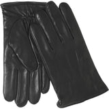 Gants en Cuir Noir Écran Tactile Homme  - 100% Cachemire - Fabriqués à la main en Italie – Gants en Cuir de Luxe – Fait à la Main en Italie - Fratelli Orsini® - 2
