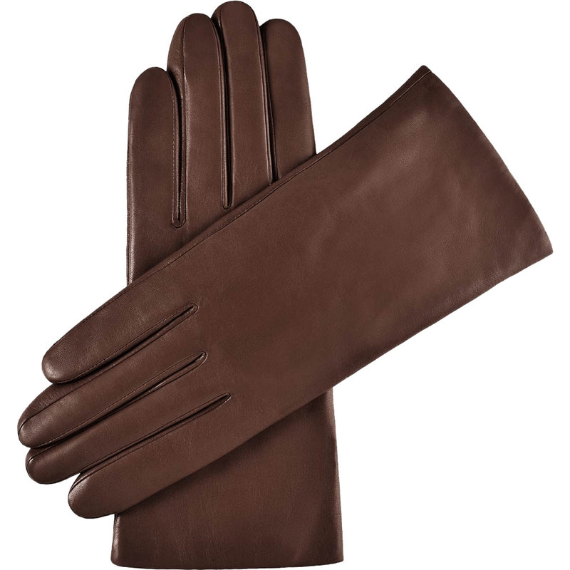 Gants en Cuir Marron Femme - Écran Tactile - Fabriqués en Italie – Gants en Cuir de Luxe – Fait à la Main en Italie - Fratelli Orsini® - 1