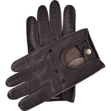 Gants de Conduite Homme Marron Foncé - Fabriqués à la main en Italie - Peau de daim – Gants en Cuir de Luxe – Fait à la Main en Italie - Fratelli Orsini® - 1