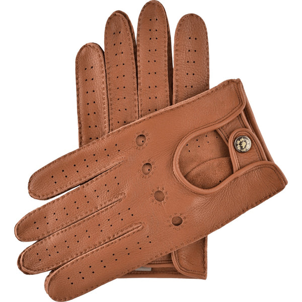 Gants de Conduite Homme Marron - Fabriqués à la main en Italie - Peau de daim – Gants en Cuir de Luxe – Fait à la Main en Italie - Fratelli Orsini® - 1