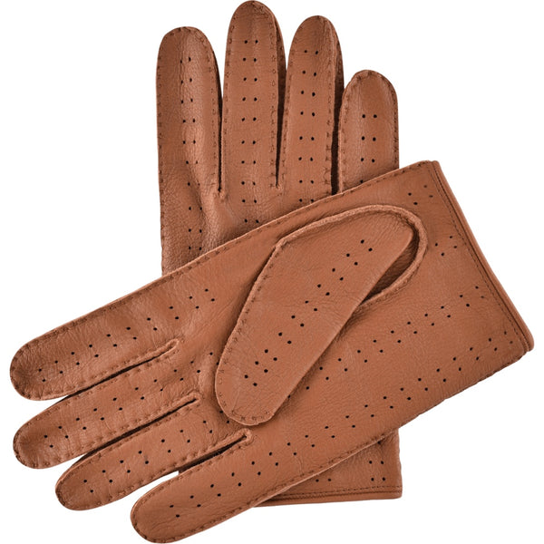 Gants de Conduite Homme Marron - Fabriqués à la main en Italie - Peau de daim – Gants en Cuir de Luxe – Fait à la Main en Italie - Fratelli Orsini® - 2