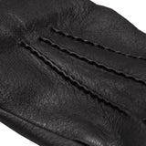 Gants en Cuir Noir Hommes - Peau de daim - Fabriqués à la main en Italie – Gants en Cuir de Luxe – Fait à la Main en Italie - Fratelli Orsini® - 4