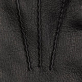 Gants en Cuir Noir Hommes - Peau de daim - Fabriqués à la main en Italie – Gants en Cuir de Luxe – Fait à la Main en Italie - Fratelli Orsini® - 5