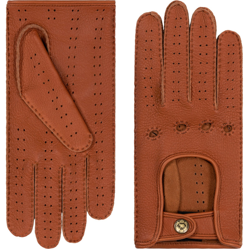 Maria (Marron) - Gants de conduite en daim américain