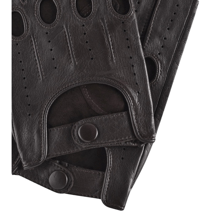 Gants de Conduite Homme Noir - Fabriqués à la main en Italie – Gants en Cuir de Luxe – Fait à la Main en Italie - Fratelli Orsini® - 4