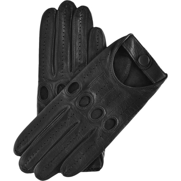Gants de Conduite Homme Noir - Fabriqués à la main en Italie – Gants en Cuir de Luxe – Fait à la Main en Italie - Fratelli Orsini® - 1