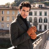 Gants en Cuir de Pécari - 100% Cachemire - Fabriqués à la main en Italie – Gants en Cuir de Luxe – Fait à la Main en Italie - Fratelli Orsini® - 6
