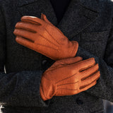 Gants en Cuir de Pécari - 100% Cachemire - Fabriqués à la main en Italie – Gants en Cuir de Luxe – Fait à la Main en Italie - Fratelli Orsini® - 7