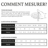 Umberto (Noir) - Gants de conduite en cuir d'agneau compatibles écrans tactiles