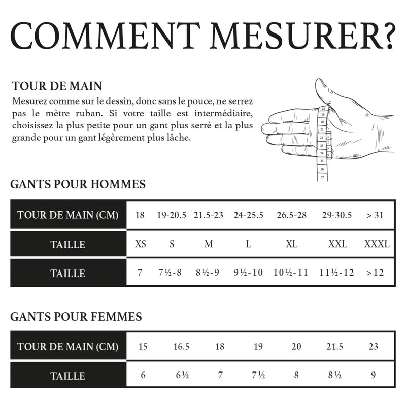 Mario (Marron) - Gants de conduite en cuir d'agneau