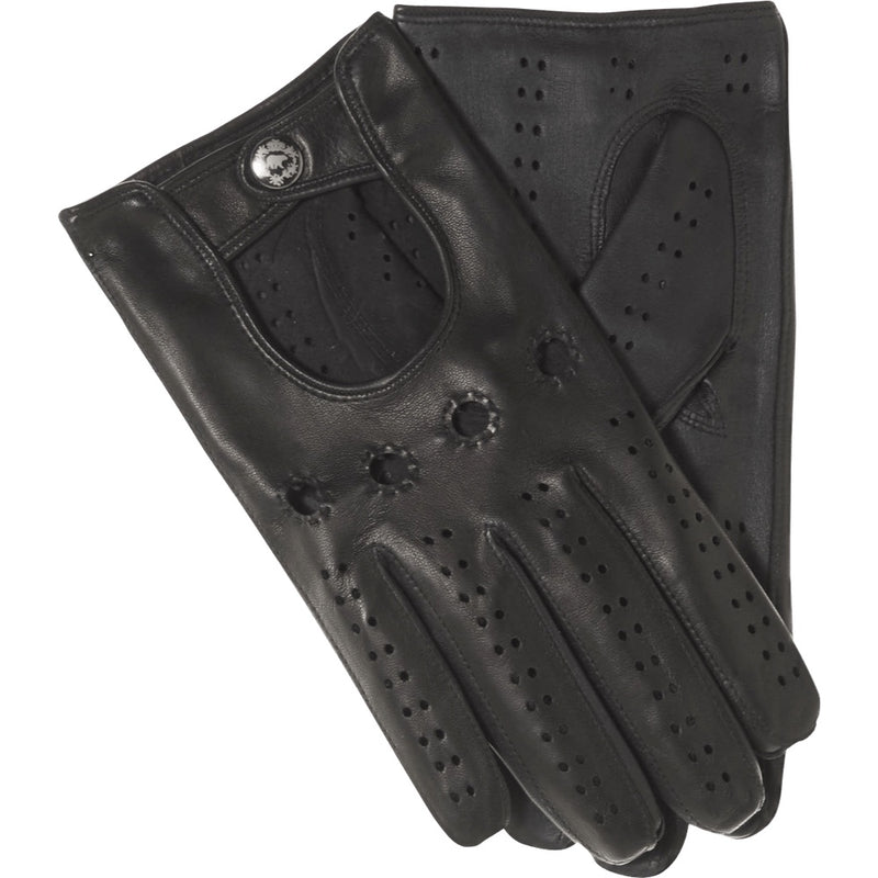 Gants de voiture pour homme noir - Écran tactile - Fabriqués à la Main en Italie – Gants en Cuir de Luxe – Fait à la Main en Italie - Fratelli Orsini® - 1