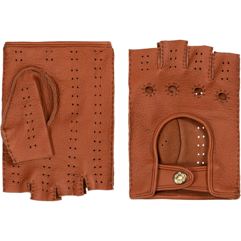 Gants de voiture pour hommes Marron - Peau de daim - Fabriqués à la Main en Italie – Gants en Cuir de Luxe – Fait à la Main en Italie - Fratelli Orsini® - 1